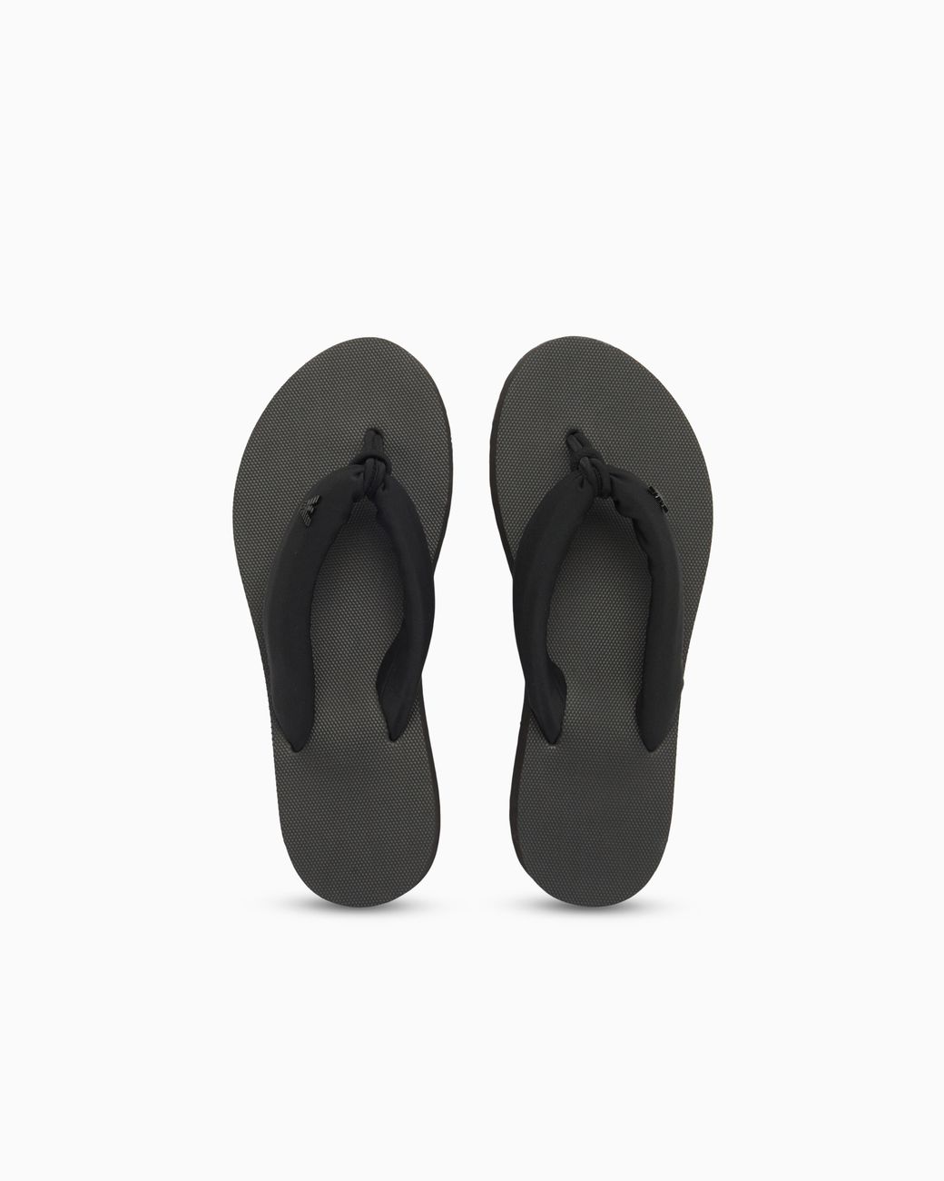 Emporio Armani White Flip-Flops With Rubber Wedge