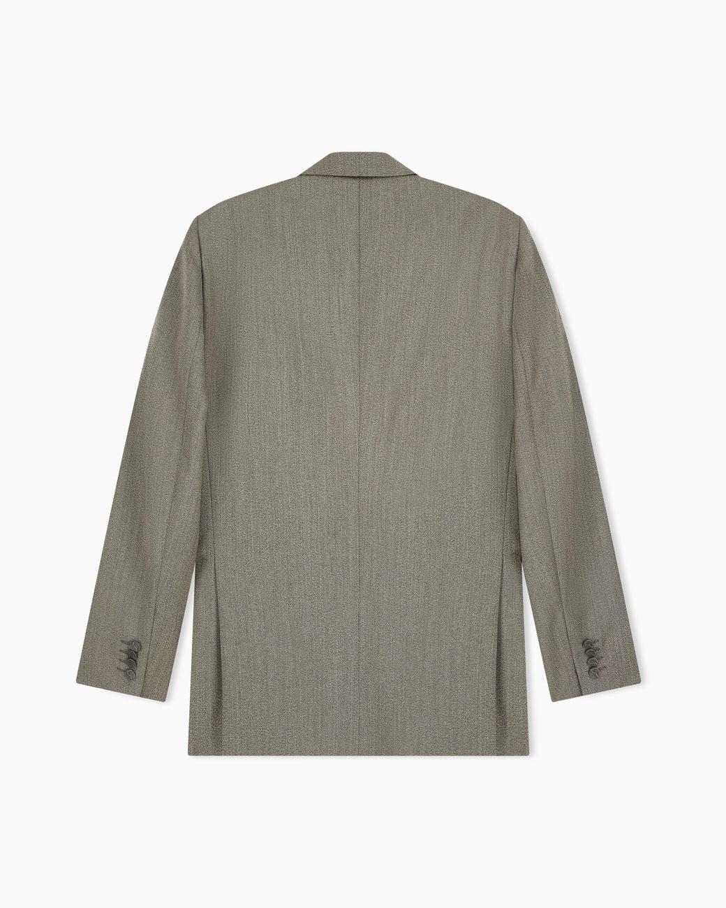 Emporio Armani Gray Double-Breasted Jacket for men