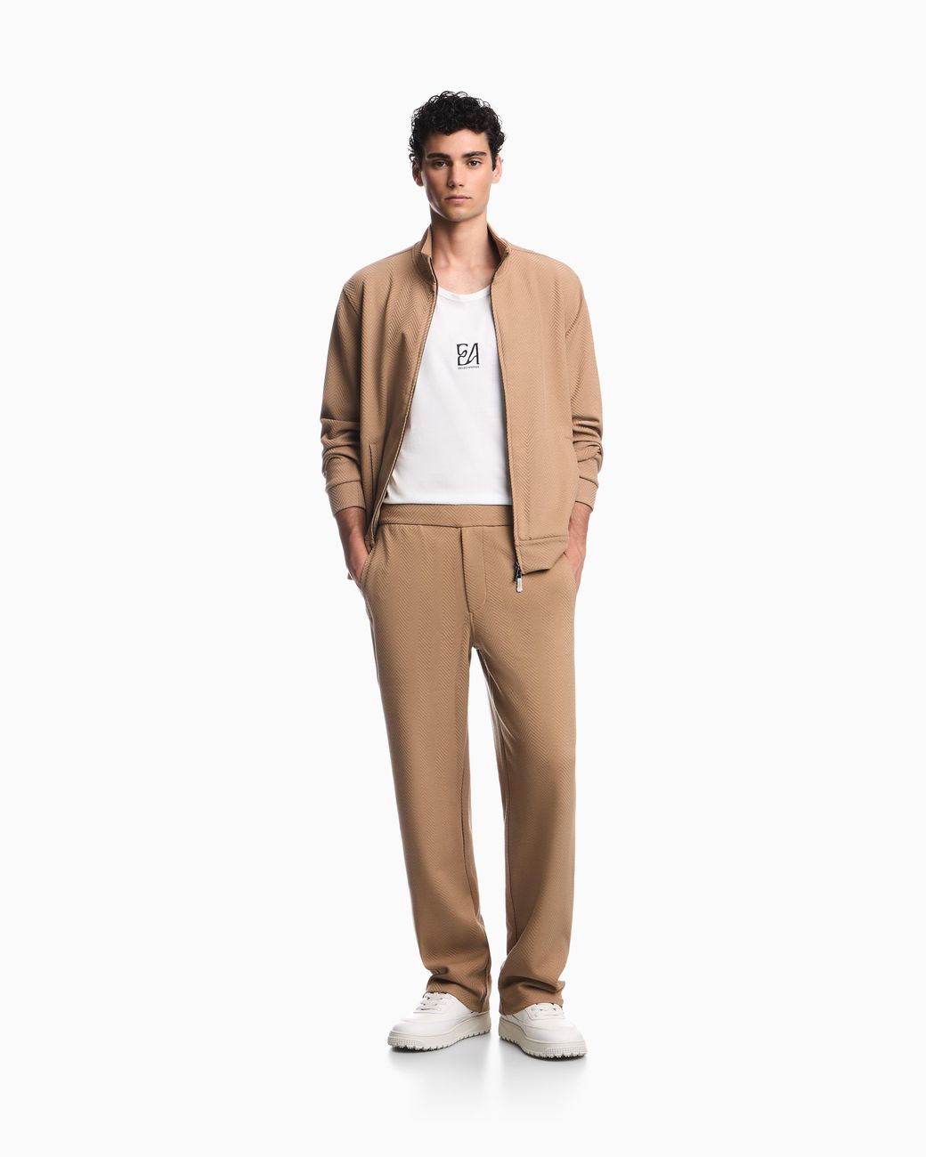 Emporio Armani Natural Trousers for men