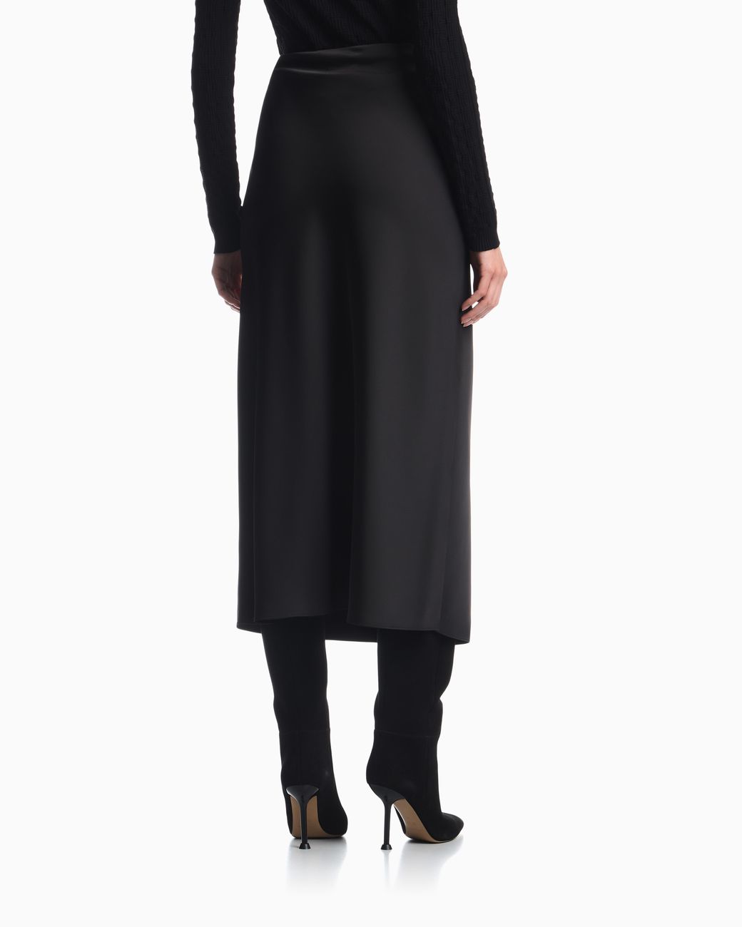 Emporio Armani Black Unlined Skirt