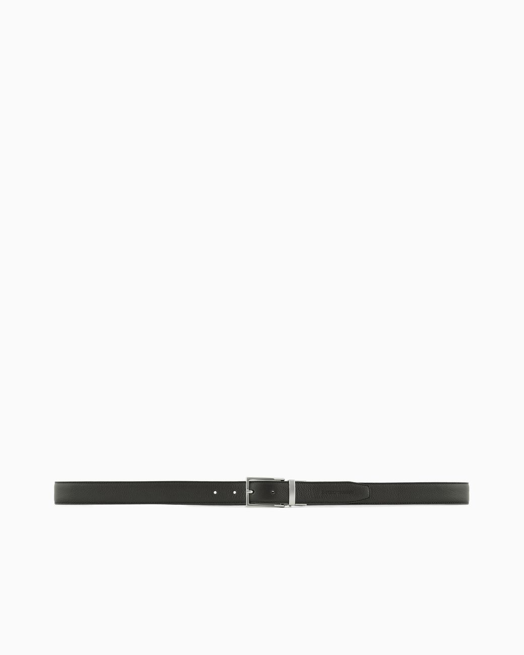 Emporio Armani White Reversible Leather Belt for men