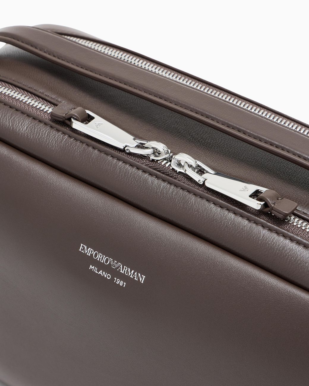 Emporio Armani Gray Bauletto Bag