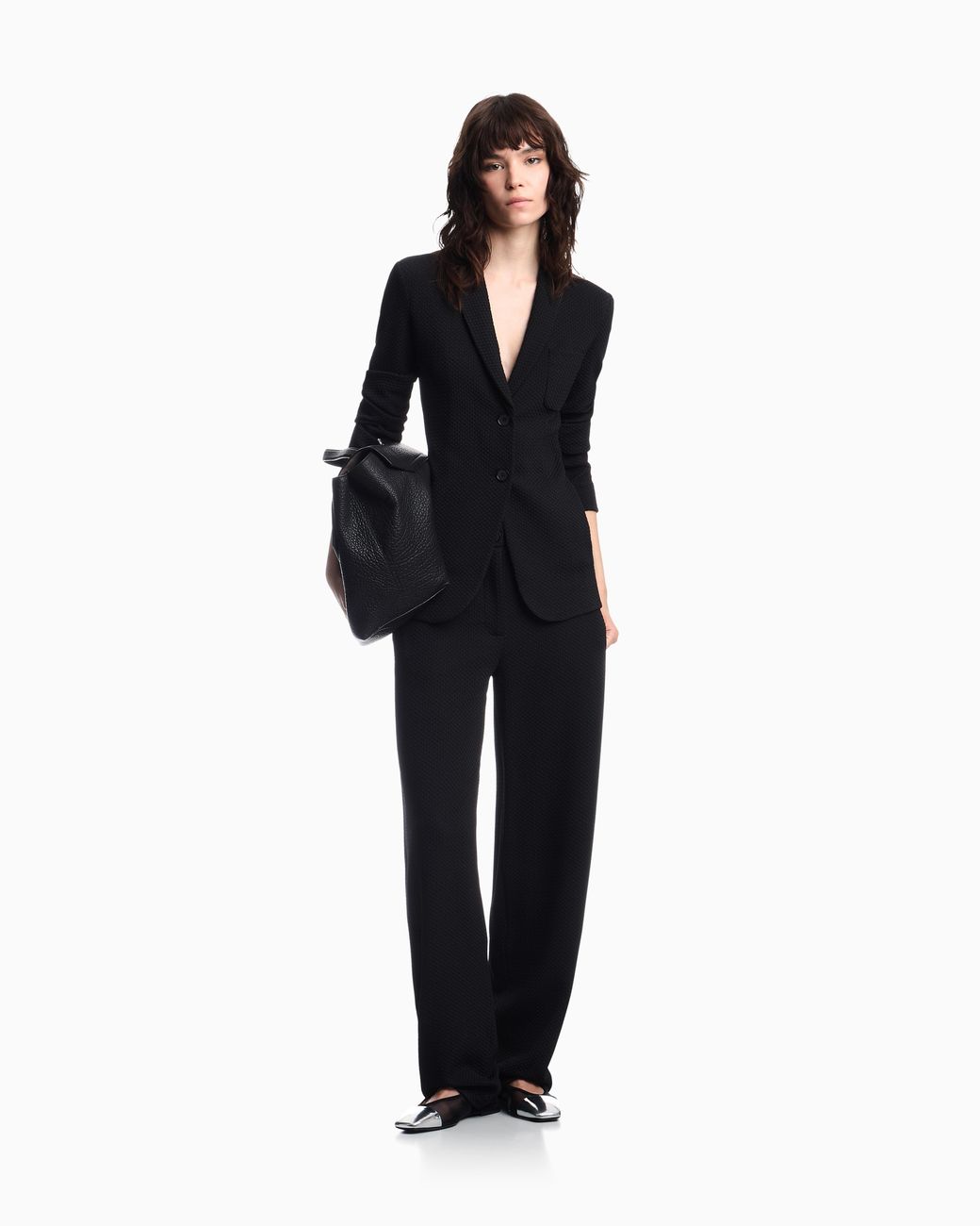 Emporio Armani Blue Unlined Blazer