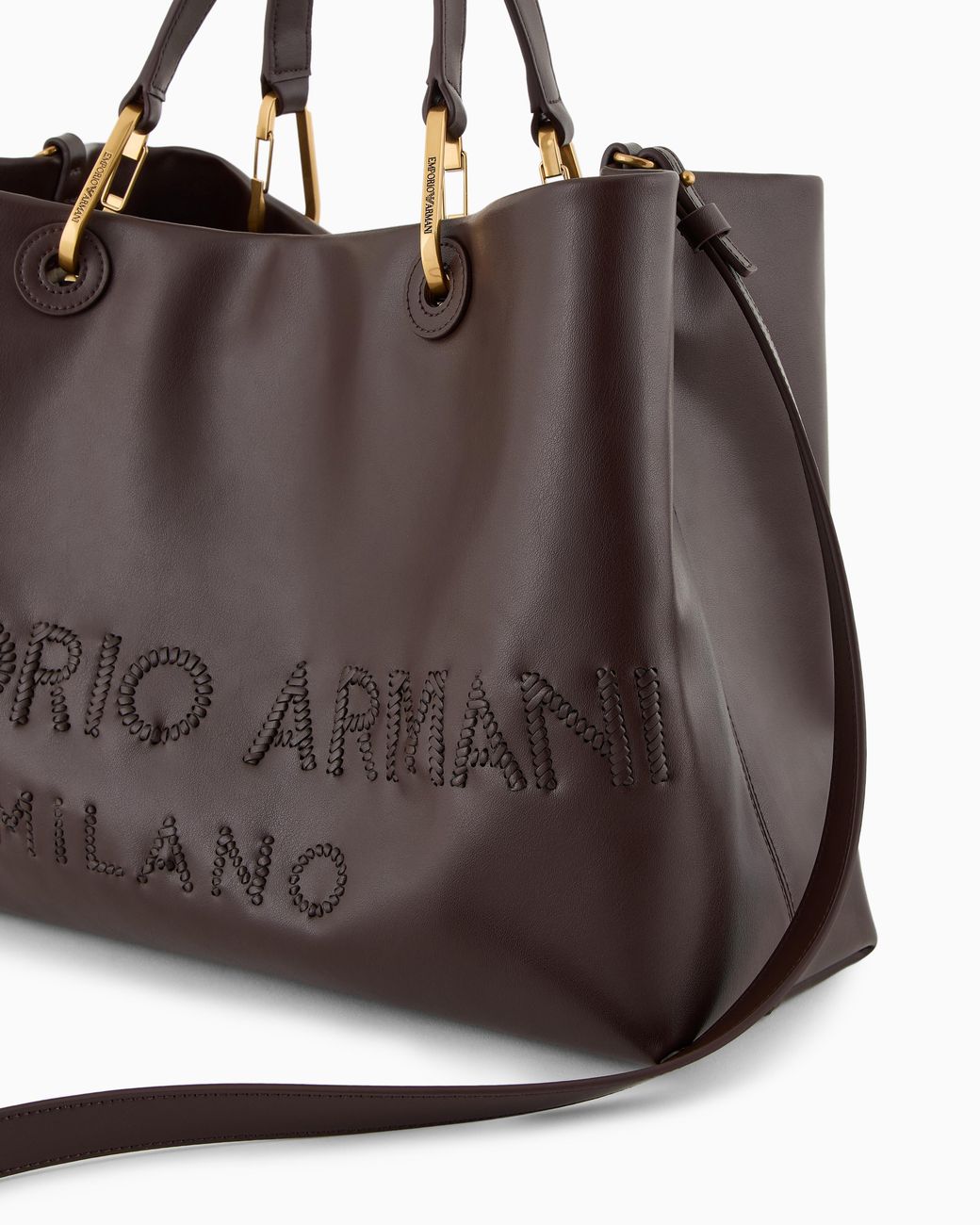 Emporio Armani Brown Myea Shopper Bag