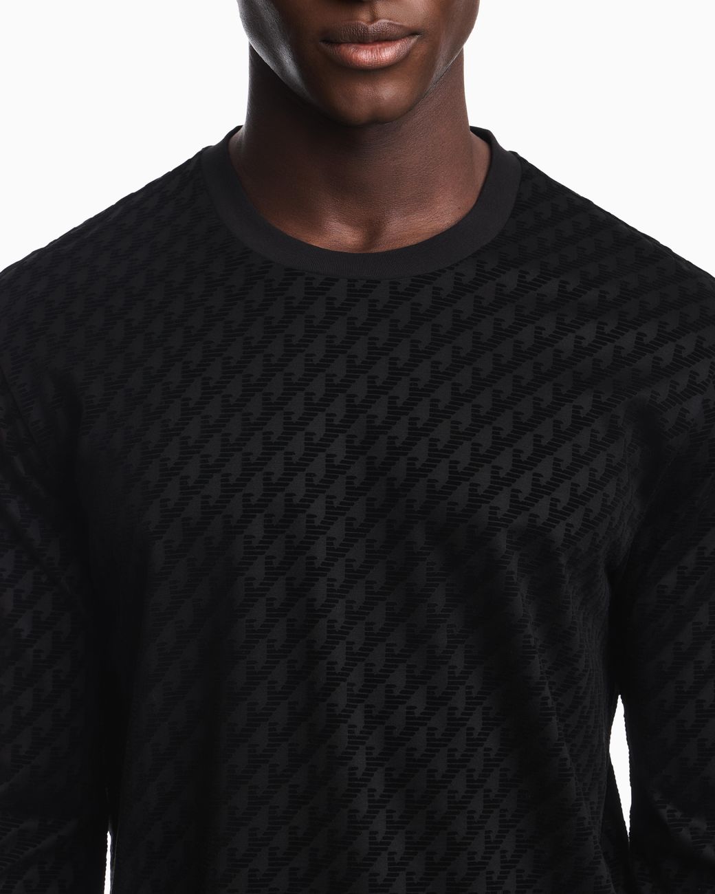 Emporio Armani Blue Jersey T-Shirt for men
