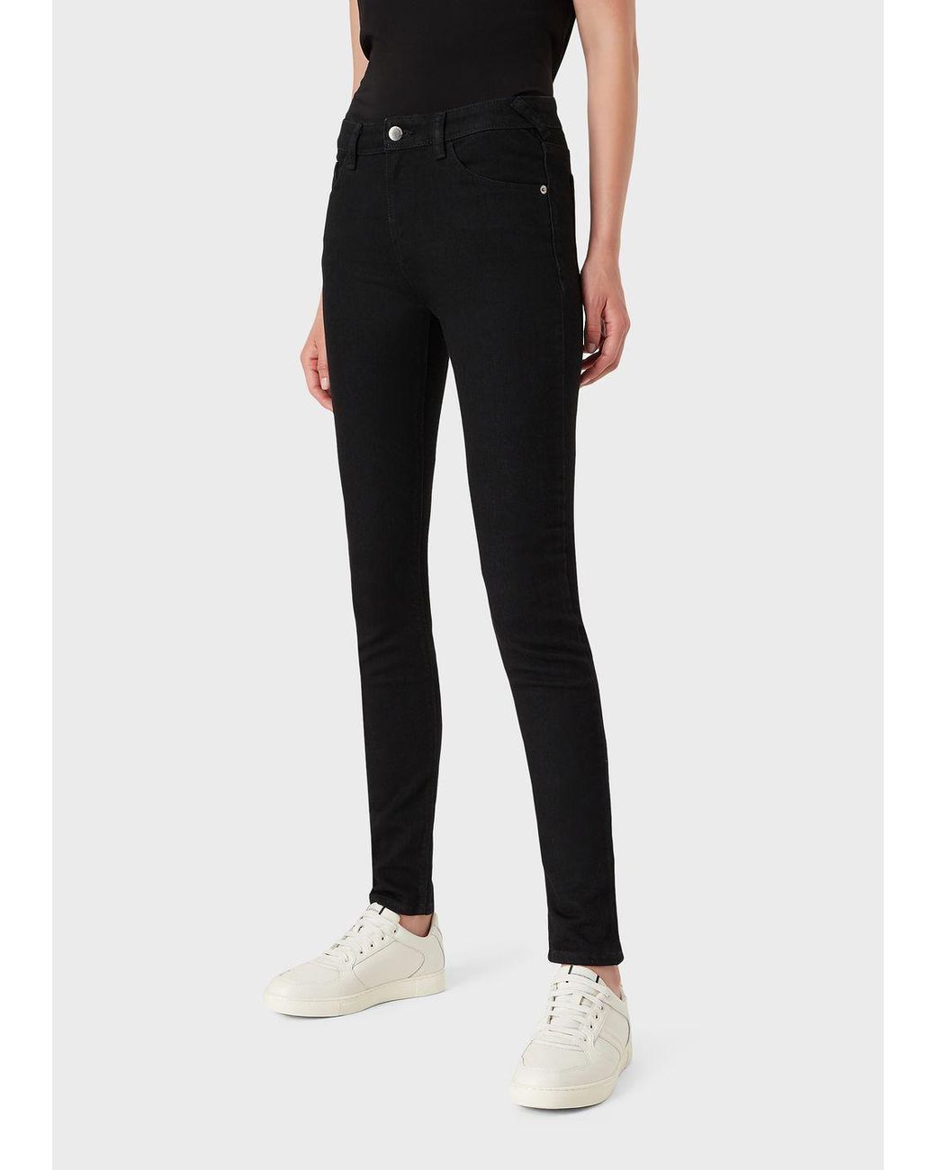 Armani black cheap skinny jeans