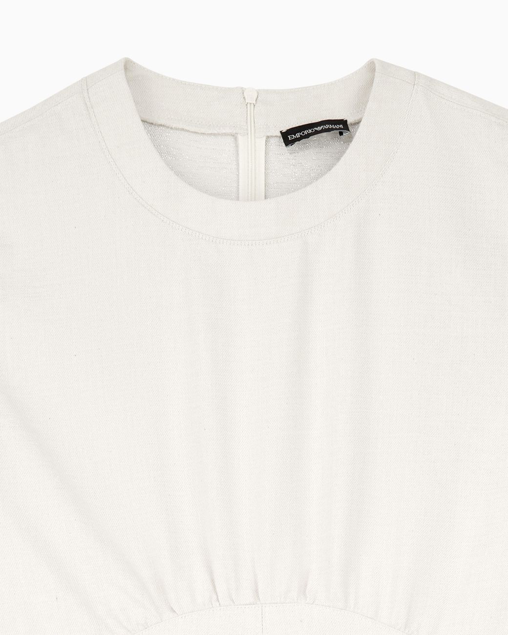 Emporio Armani White Sleeveless Long Dress