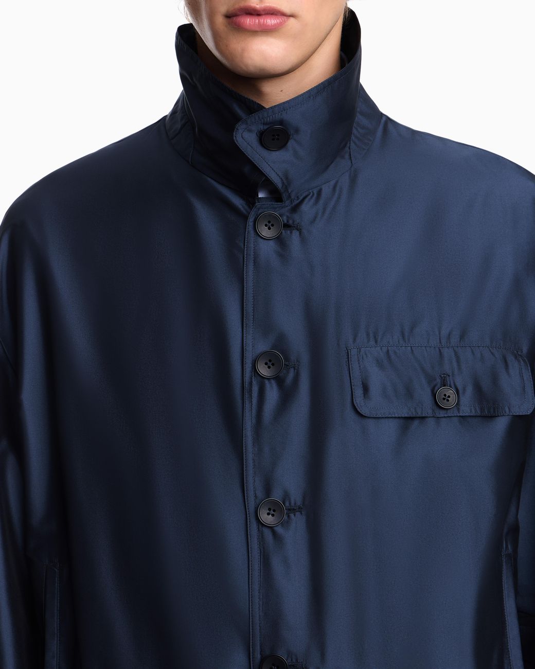 Emporio Armani Blue Blouson Jacket for men