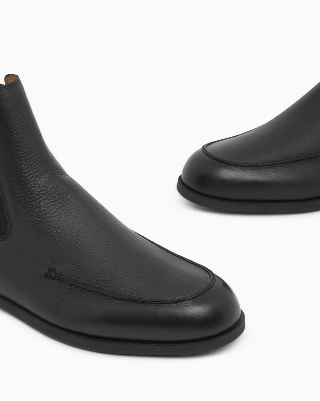 Emporio Armani Black Chelsea Boots for men