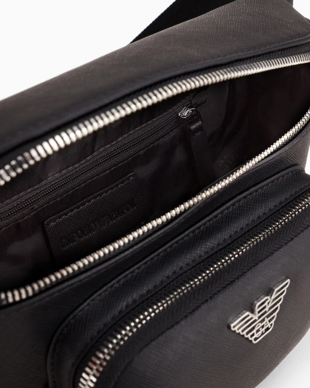Emporio Armani Black Belt Bag for men