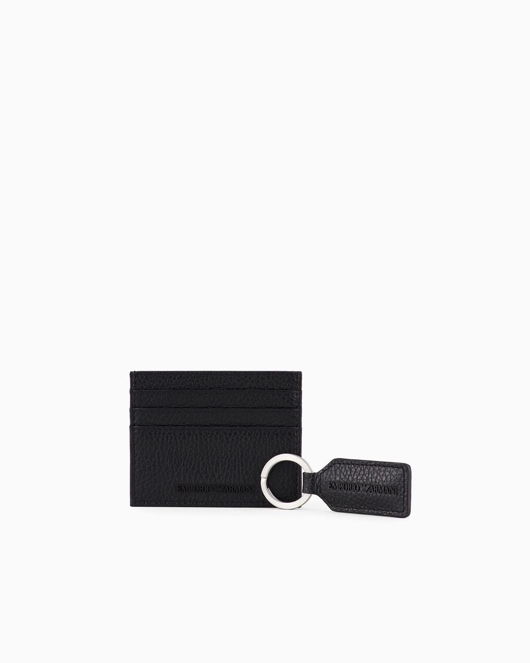 Emporio Armani White Gift Box With Card Holder And Keyring for men