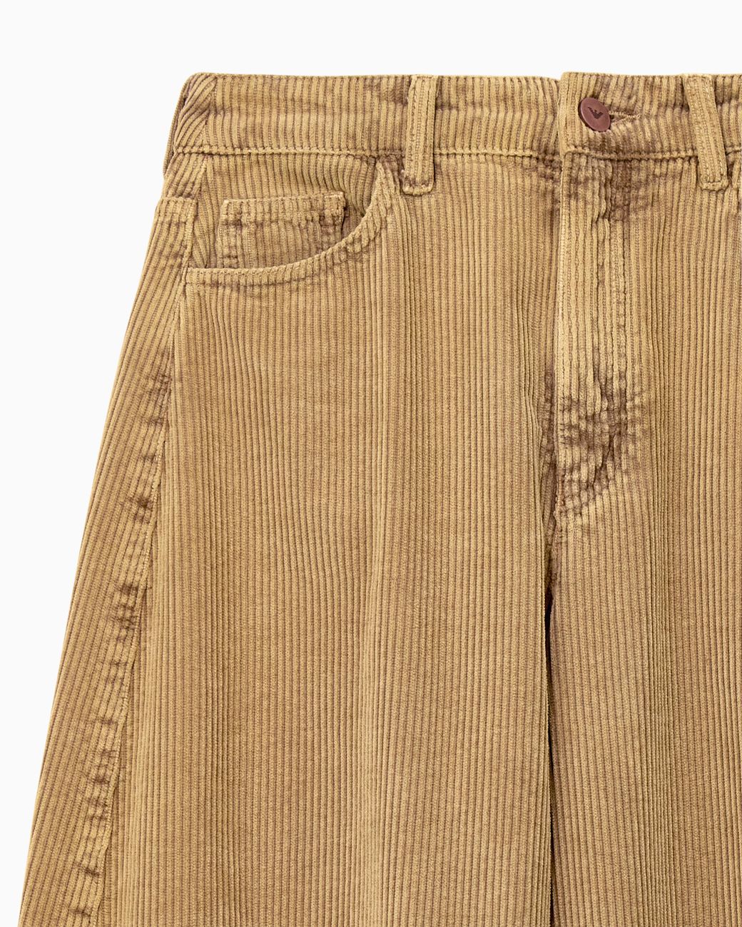Emporio Armani Natural Five-Pocket Corduroy Pants Boteh Capsule