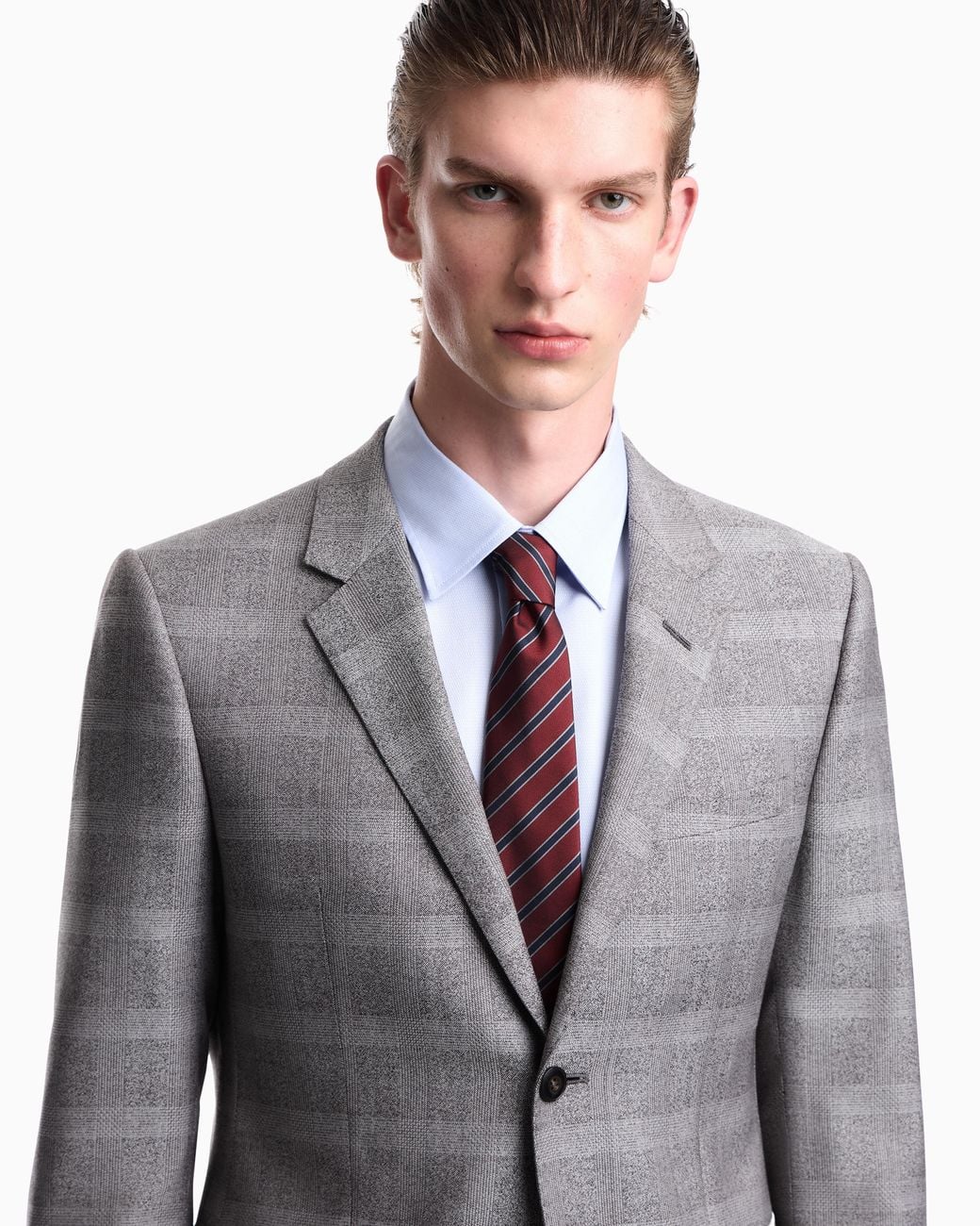 Emporio Armani White Necktie for men