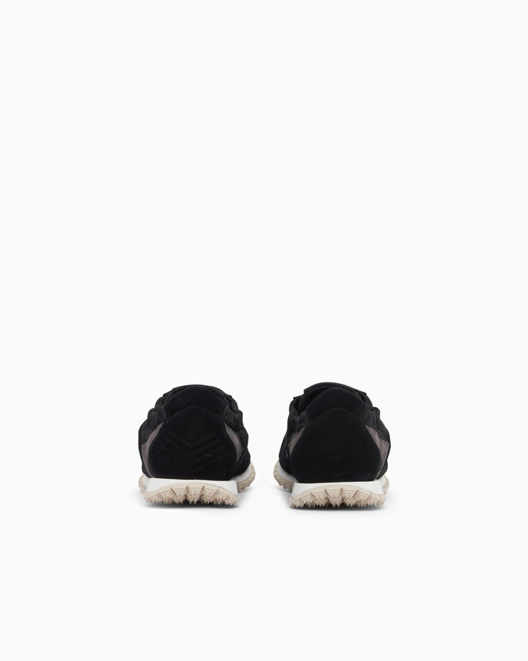Emporio Armani Black Suede And Nylon Sneakers Hong Kong Capsule Collection for men