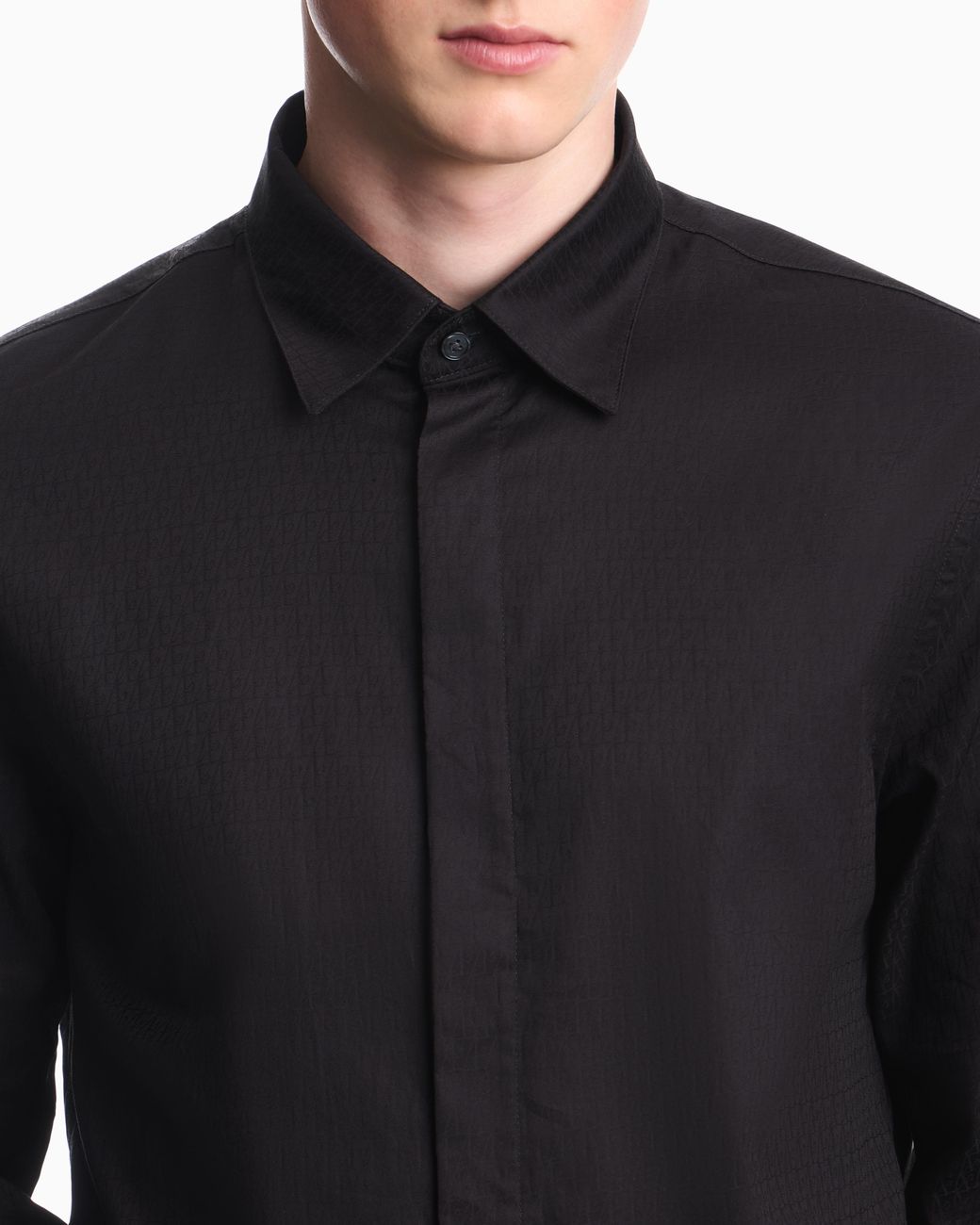 Emporio Armani Blue Regular Fit Shirt for men