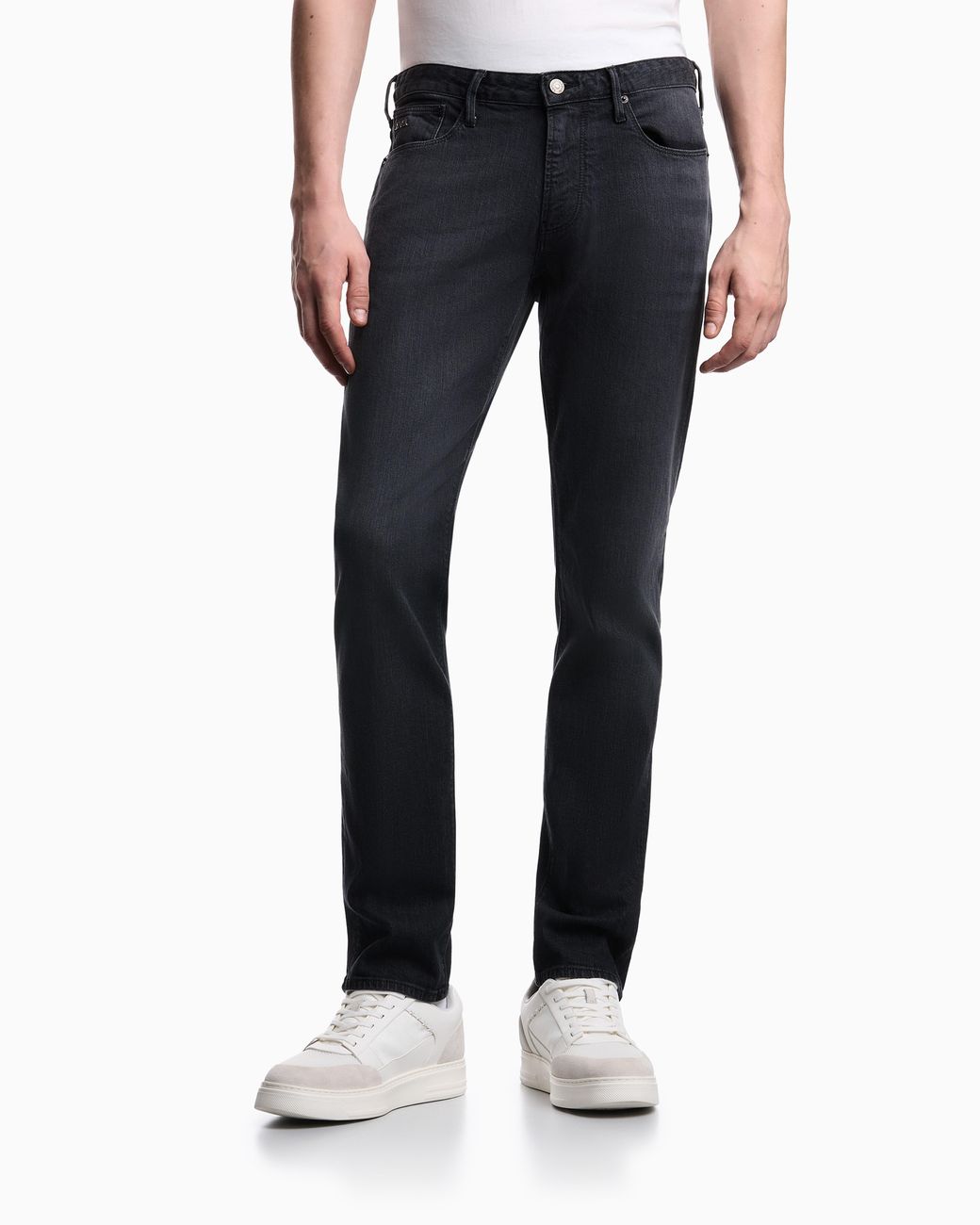Emporio Armani Blue J06 Slim-Fit Jeans for men