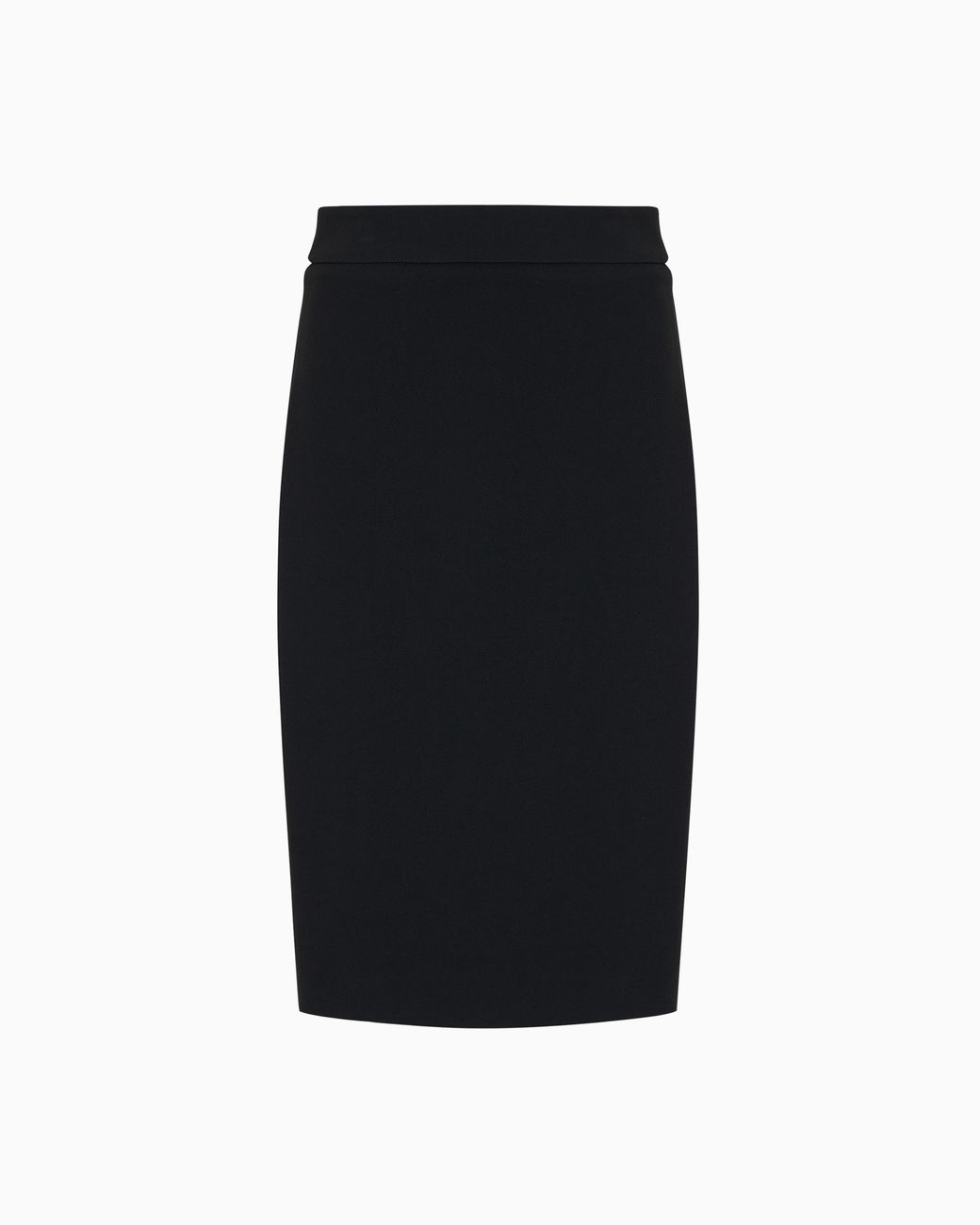 Emporio Armani Black Pencil Midi Skirt