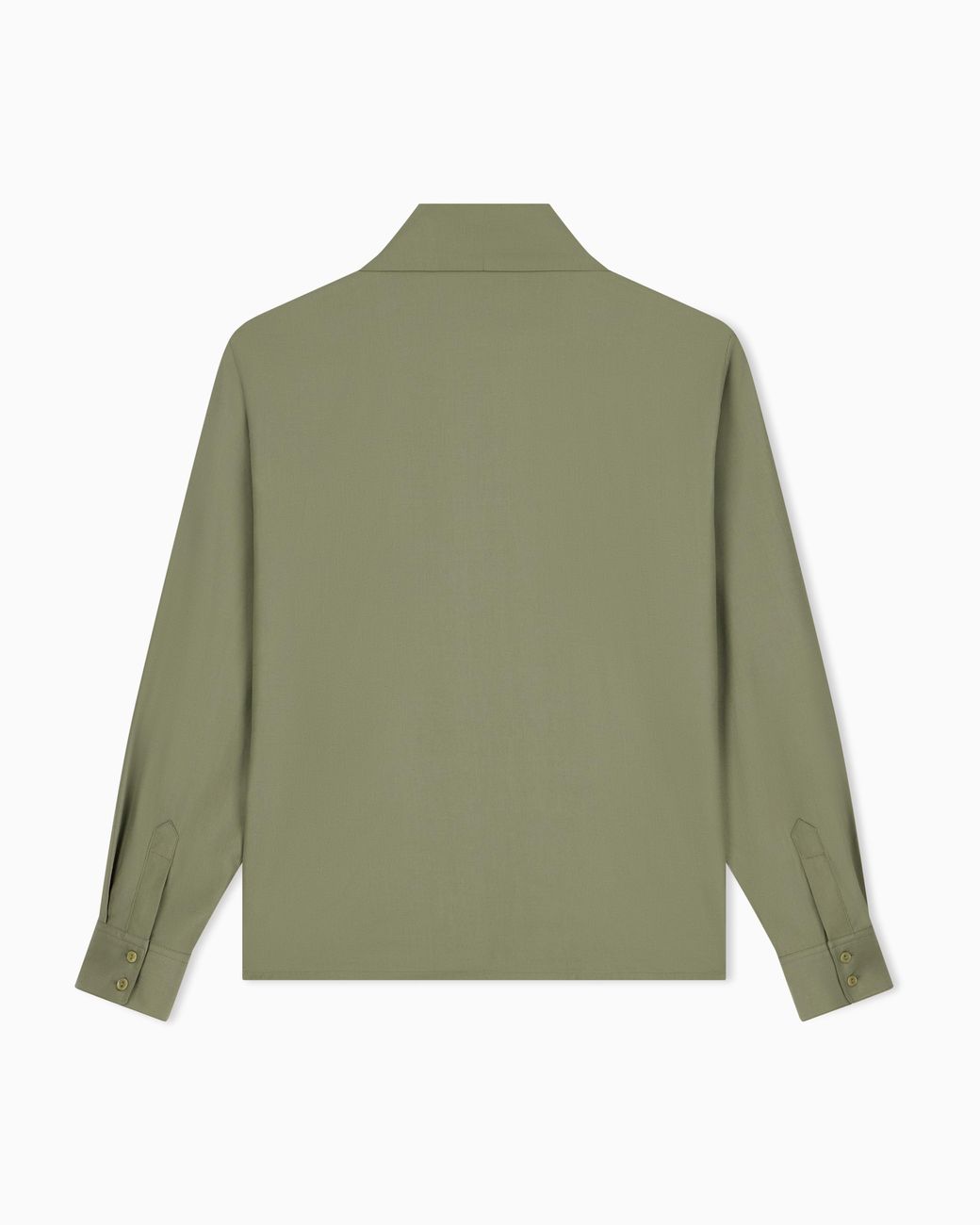 Emporio Armani Green Scarf Collar Shirt Boteh Capsule