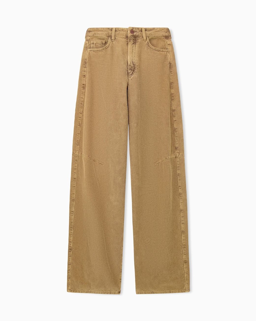 Emporio Armani Natural Five-Pocket Corduroy Pants Boteh Capsule