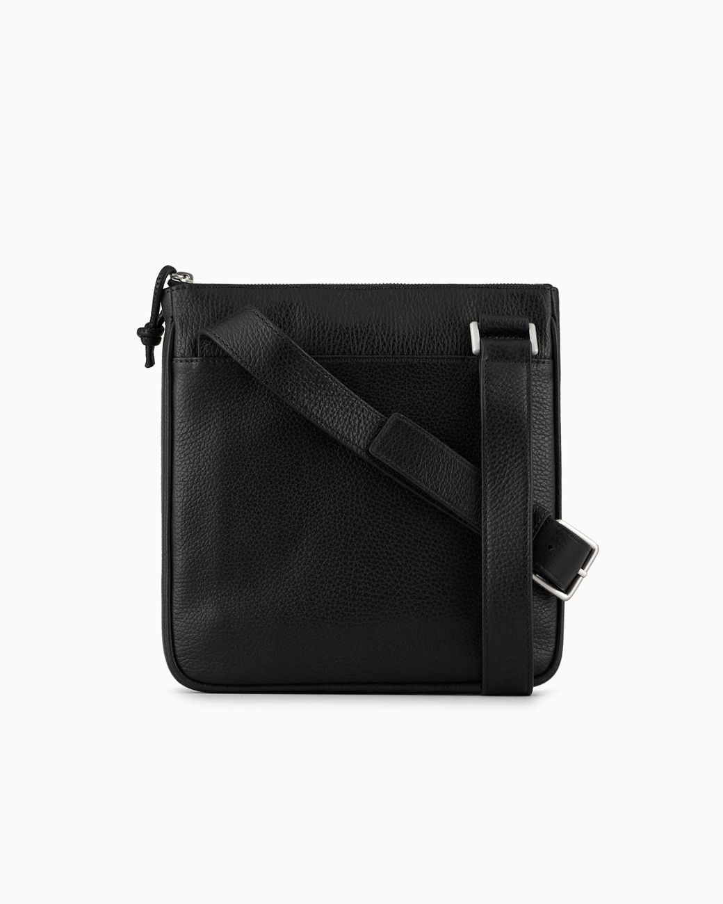 Emporio Armani Black Tumbled Shoulder Bag for men
