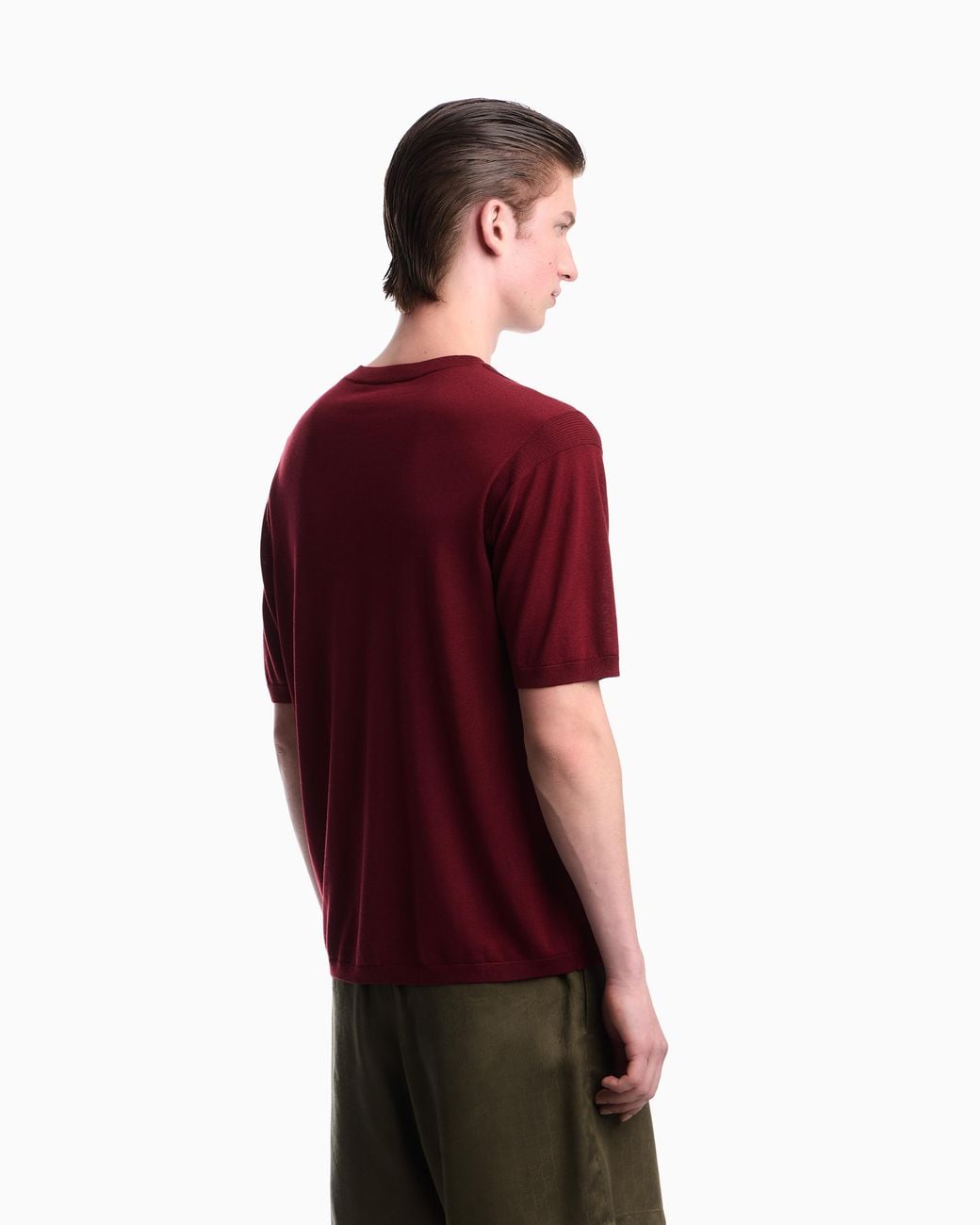 Emporio Armani Red Sweater for men