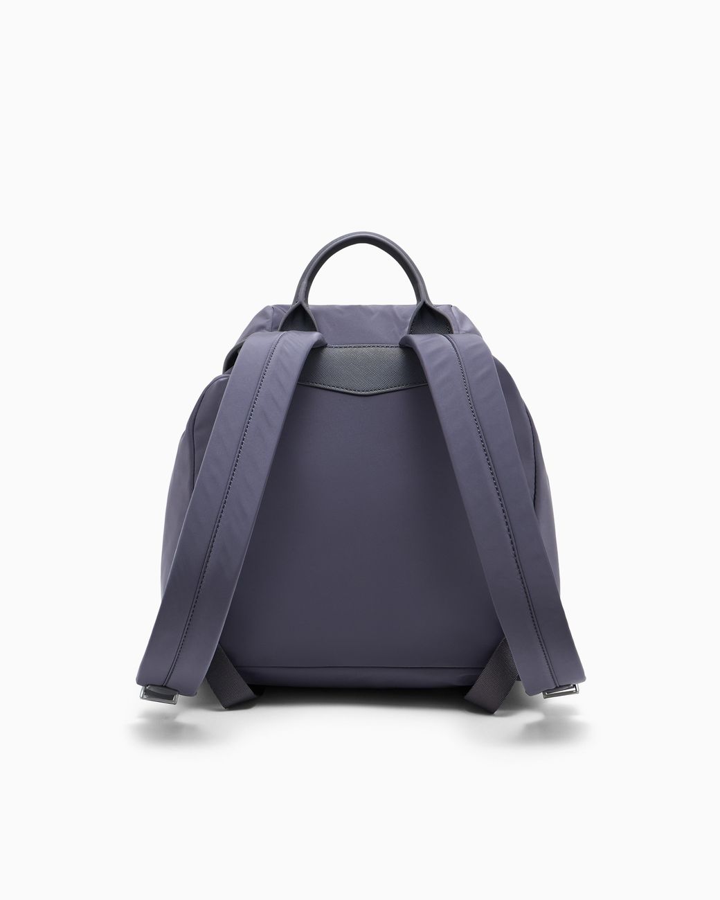 Emporio Armani Blue Backpack With A Metallic Logo Flap And Two Buckle Pockets for men