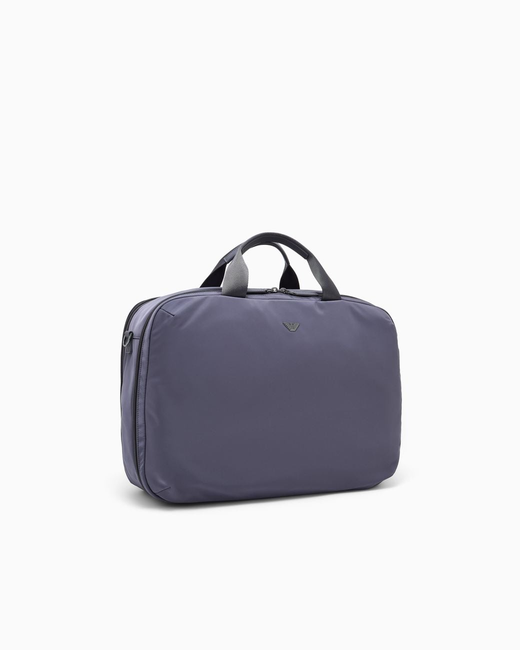 Emporio Armani Blue Backpack With Breathable Mesh And Bonded Leather Details for men