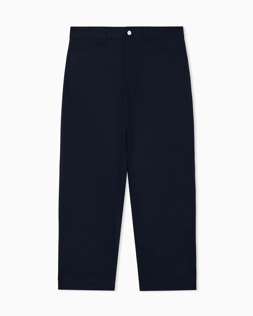 Emporio Armani Blue Five-Pocket Trousers for men