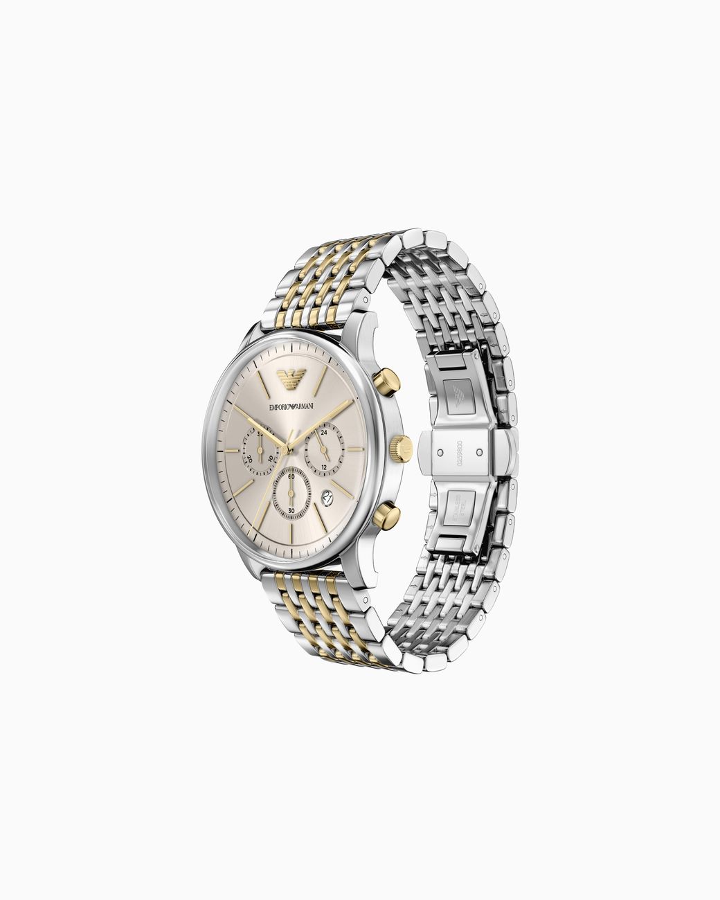 Emporio Armani White Quartz Chronograph Watch for men