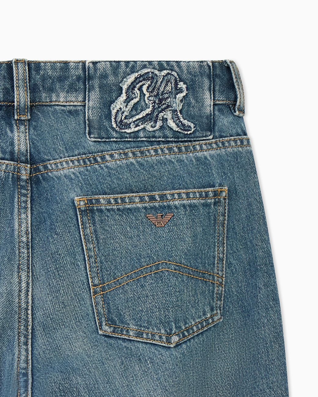 Emporio Armani Blue Flared Jeans