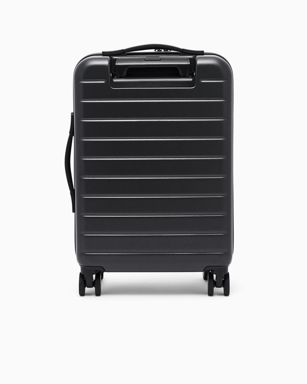Emporio Armani Blue Abs Carry-On Case With Saffiano Detail And Eagle Plate for men