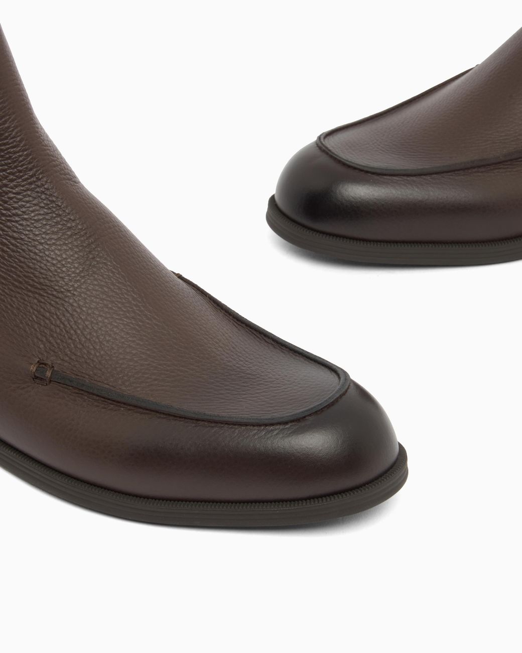 Emporio Armani Brown Chelsea Boots for men