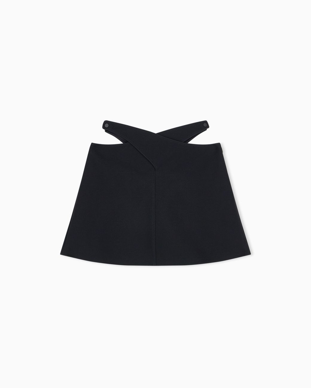 Emporio Armani Black Viscose Skirt