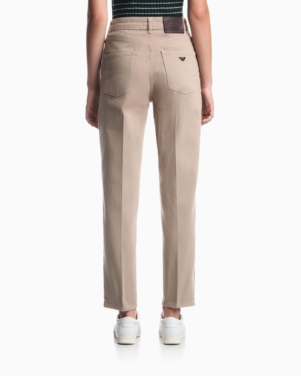 Emporio Armani White J3H Regular Fit Denim Jeans By Armani Jeans
