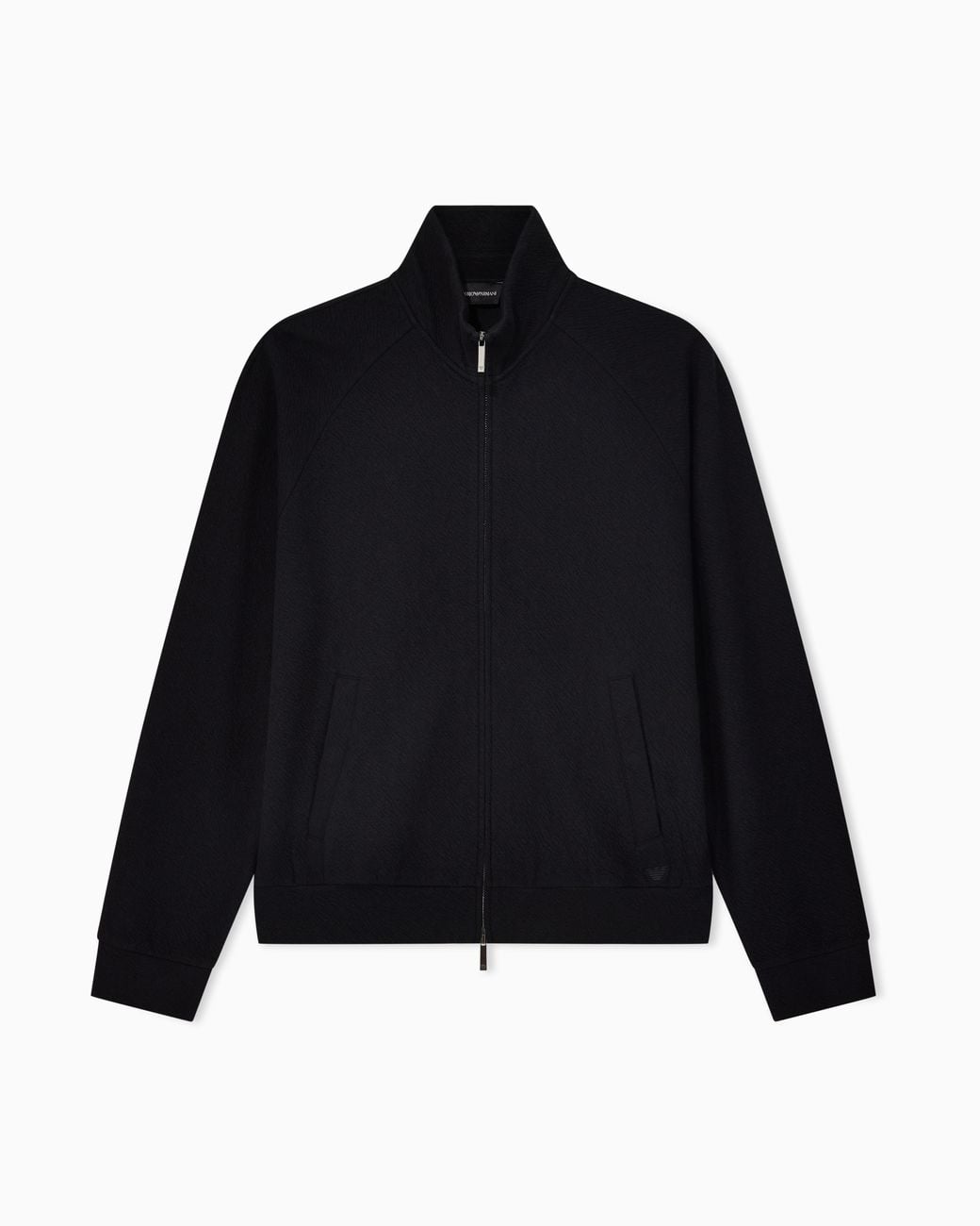 Emporio Armani Blue Zip-Up Sweatshirts for men