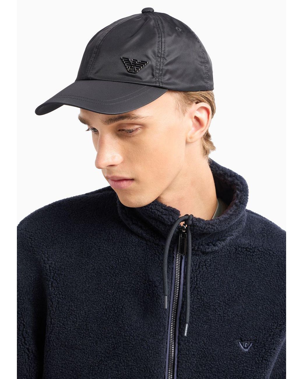 Armani cap outlet black