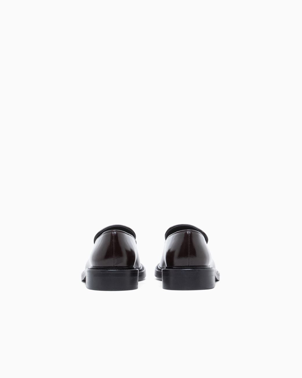 Emporio Armani White Shiny Leather Loafers With Tassels Signature Capsule