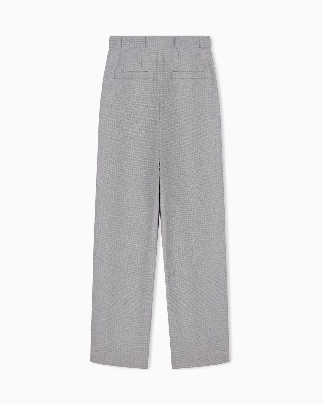Emporio Armani Gray High-Waisted Trousers