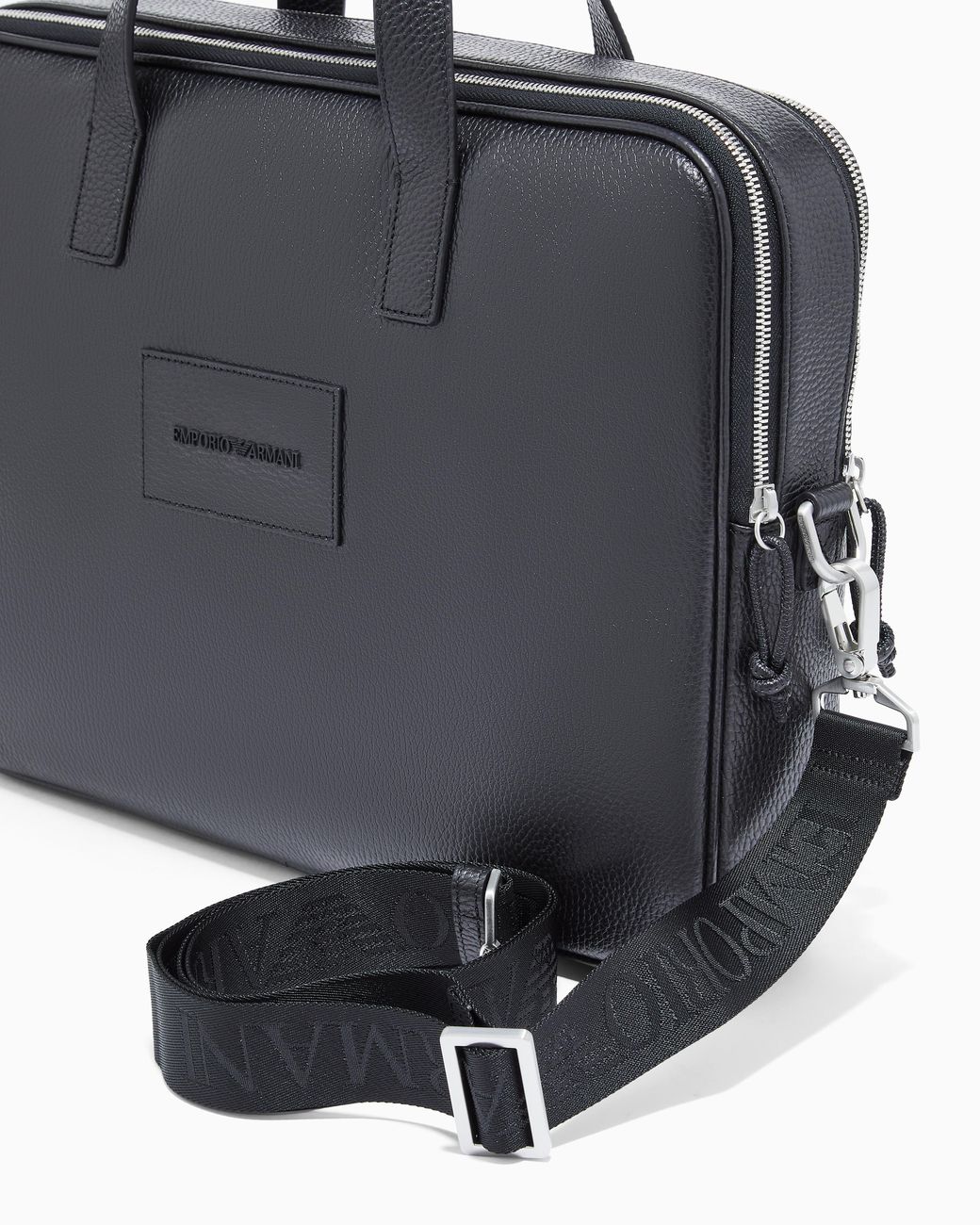 Emporio Armani Black Business Bag for men