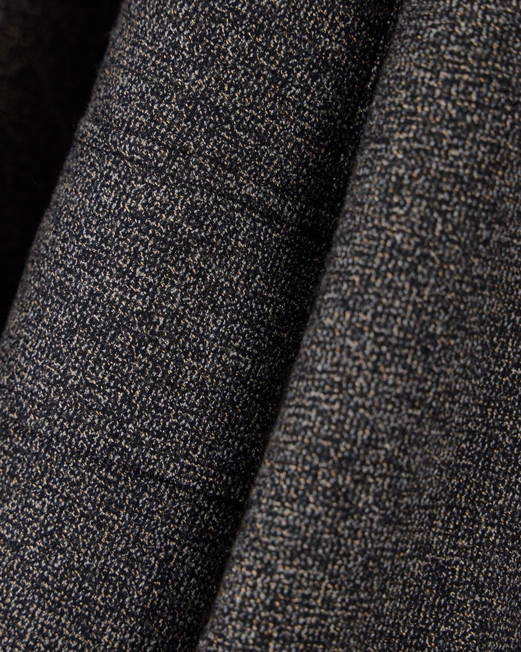 Emporio Armani Gray Single-Breasted Mouliné Wool-Blend Jacket Signature Capsule for men