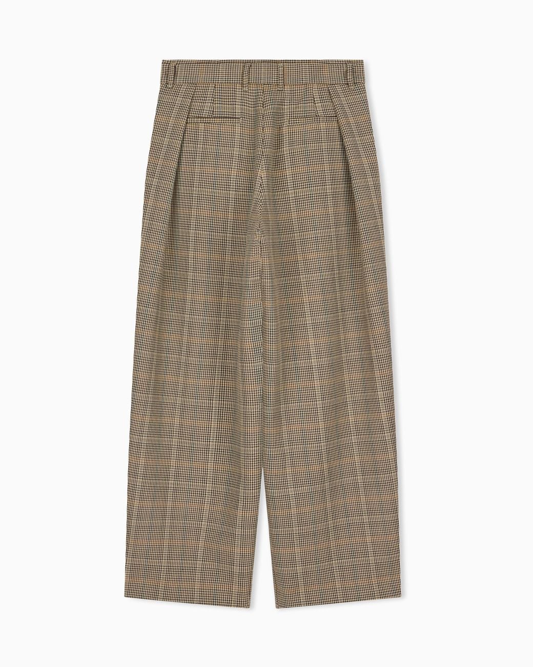 Emporio Armani Gray Wide-Leg Trousers for men
