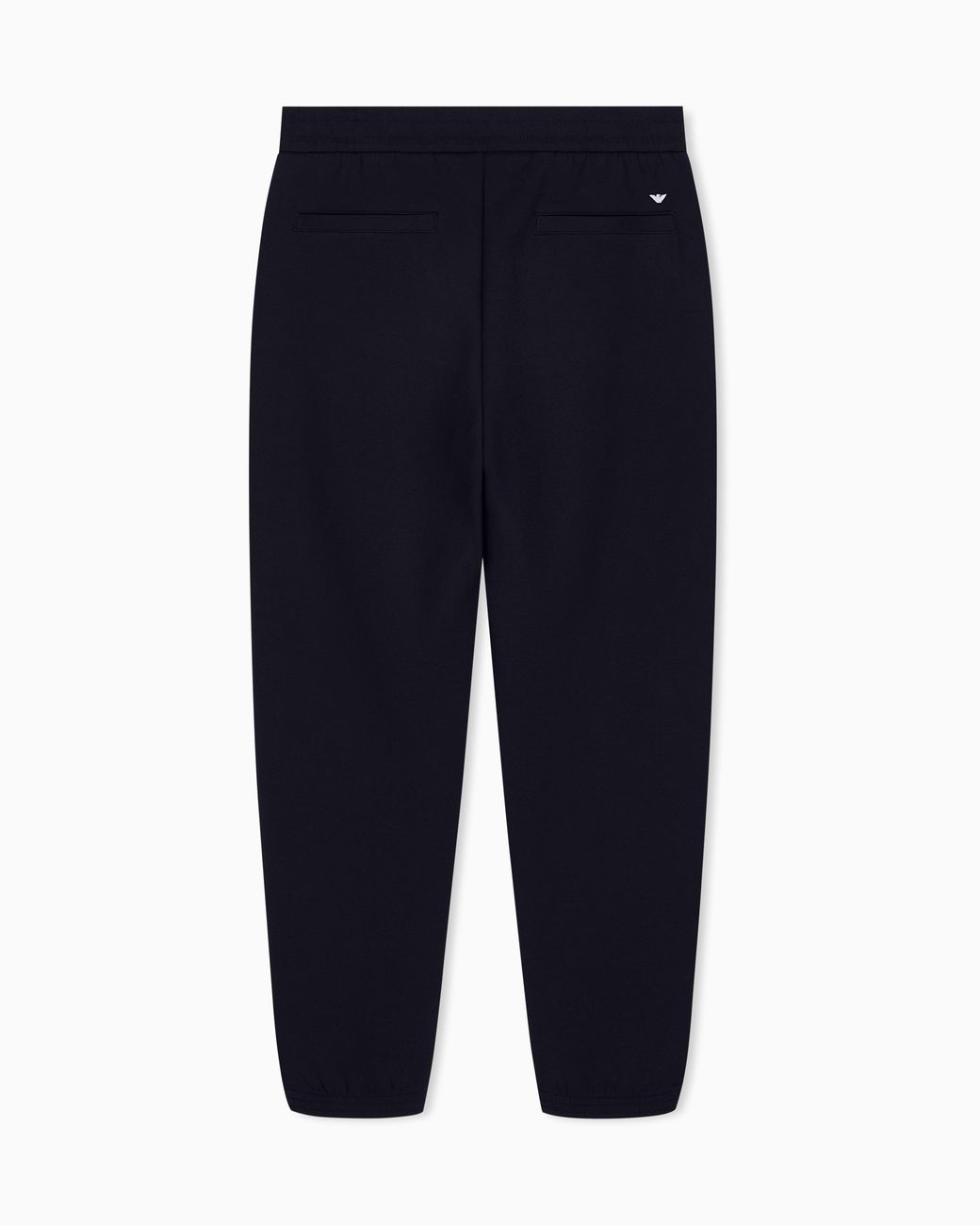 Emporio Armani Blue Double Jersey Joggers With Side Zip Pockets Essential for men
