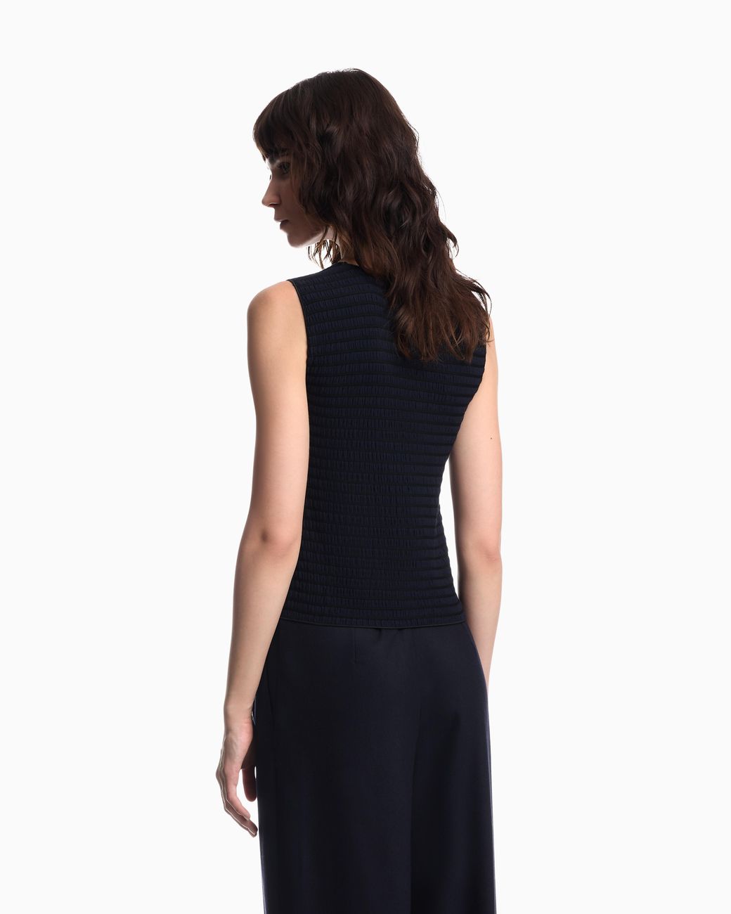 Emporio Armani Blue Slim Fit Top