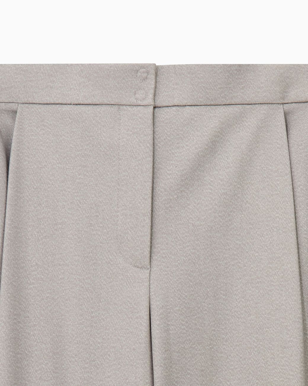 Emporio Armani Gray Tailored Pleated Trousers