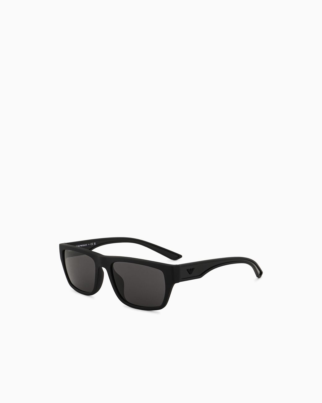 Emporio Armani Black Rectangular Sunglasses for men