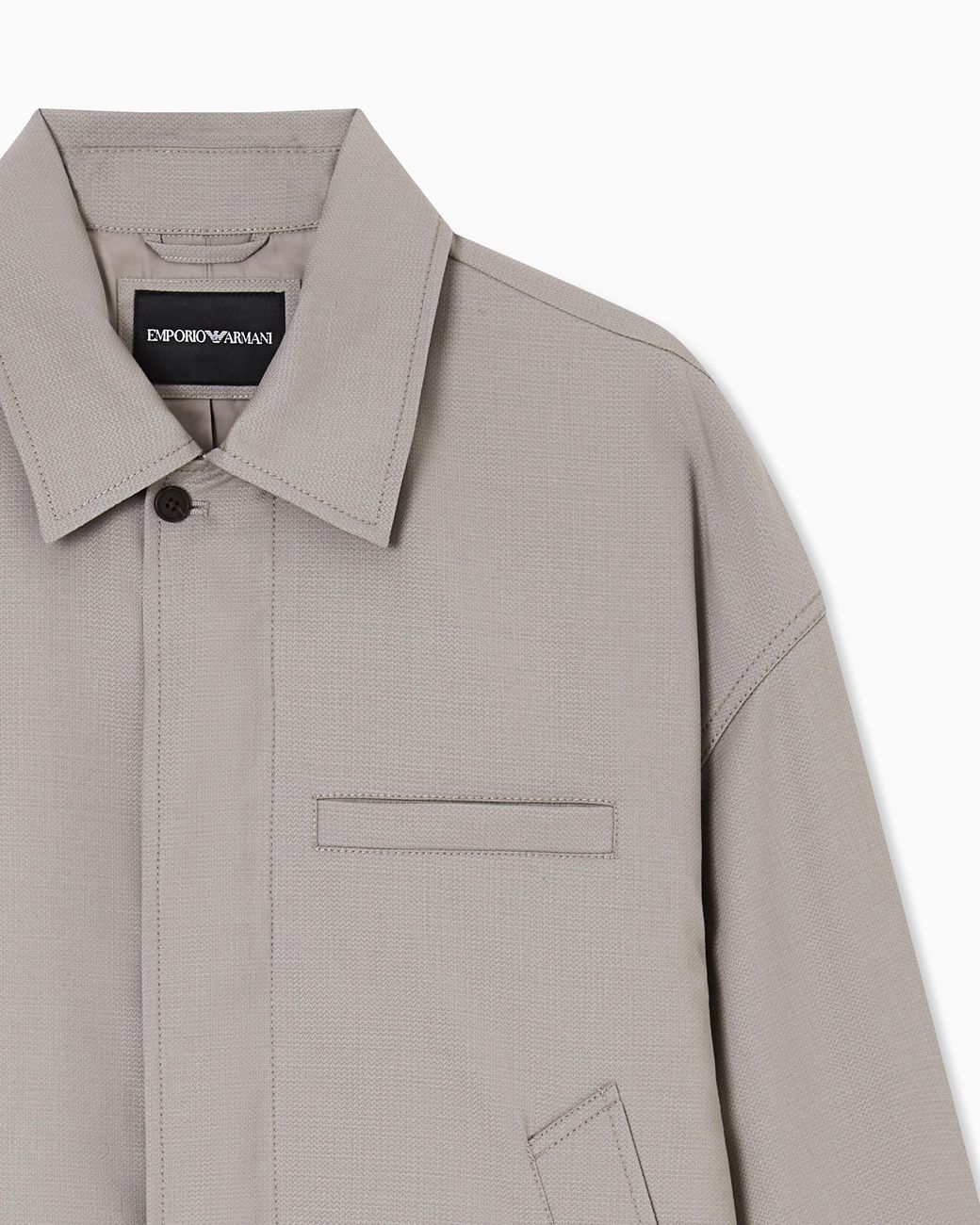 Emporio Armani Gray Jacket for men