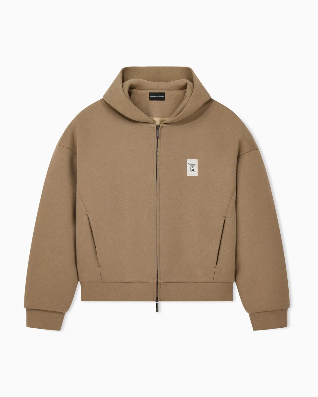 Emporio Armani Natural Zip-Up Sweatshirts for men