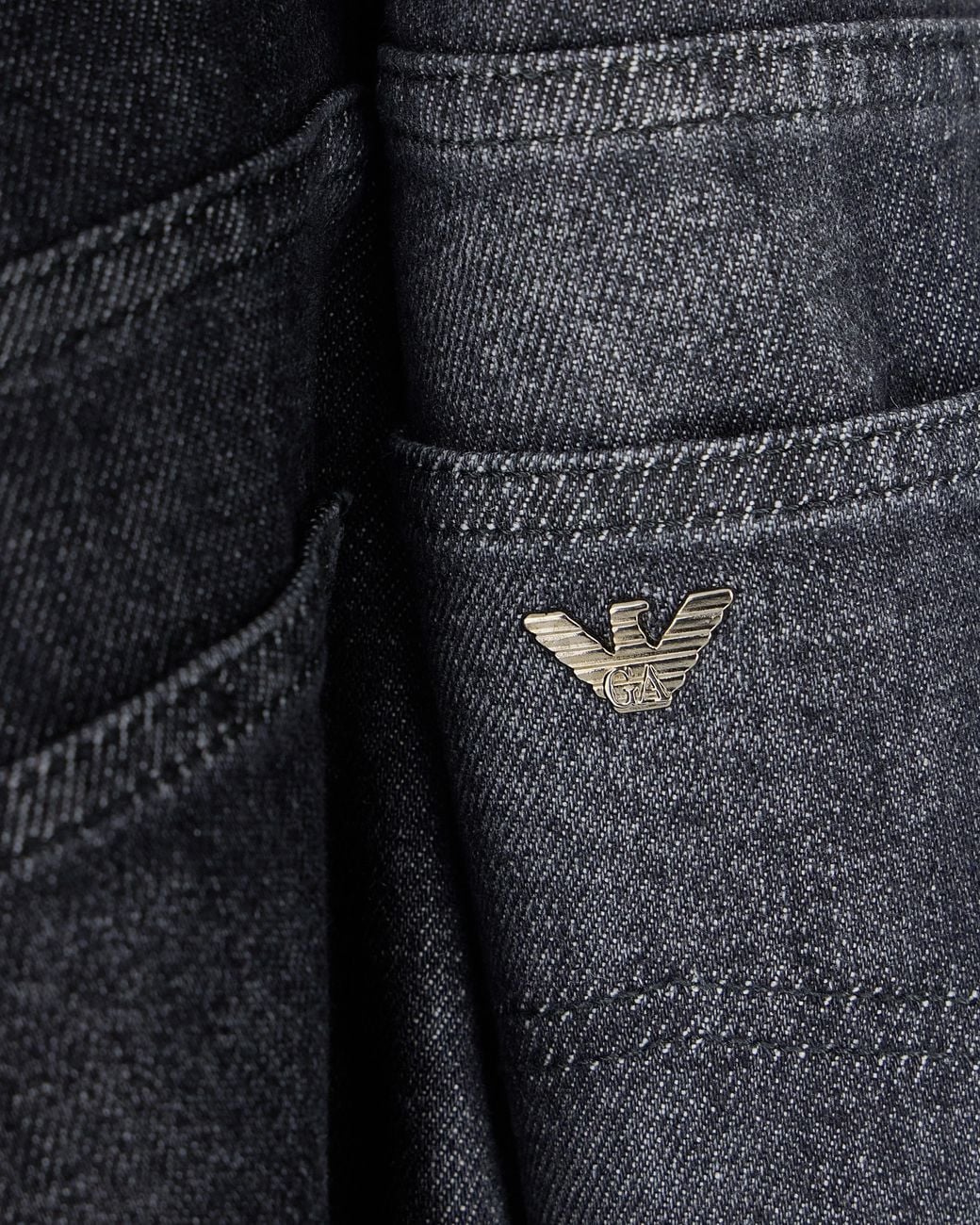 Emporio Armani Blue Five-Pocket Jeans