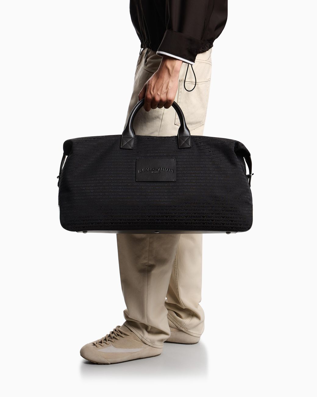 Borsone di Emporio Armani in Black da Uomo