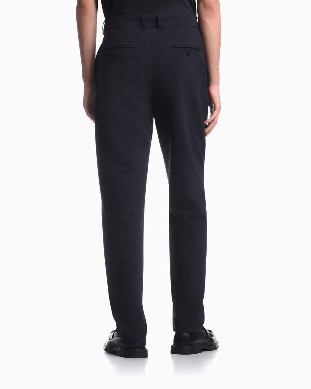 Emporio Armani Blue Trousers With Regular Fit for men